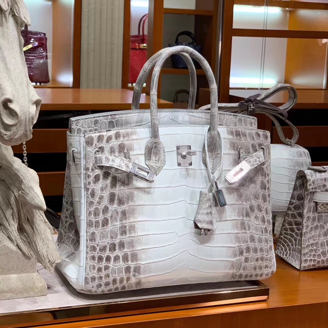 爱马仕 HERMES Mini Kelly  Birkin 25/30 喜马拉雅 鳄鱼皮