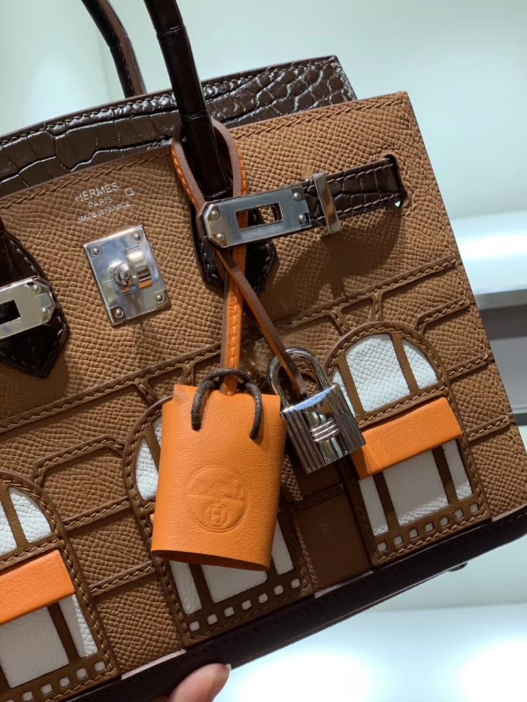 Hermès 限量版小房子20cm 外缝 精致细腻 稀少珍贵