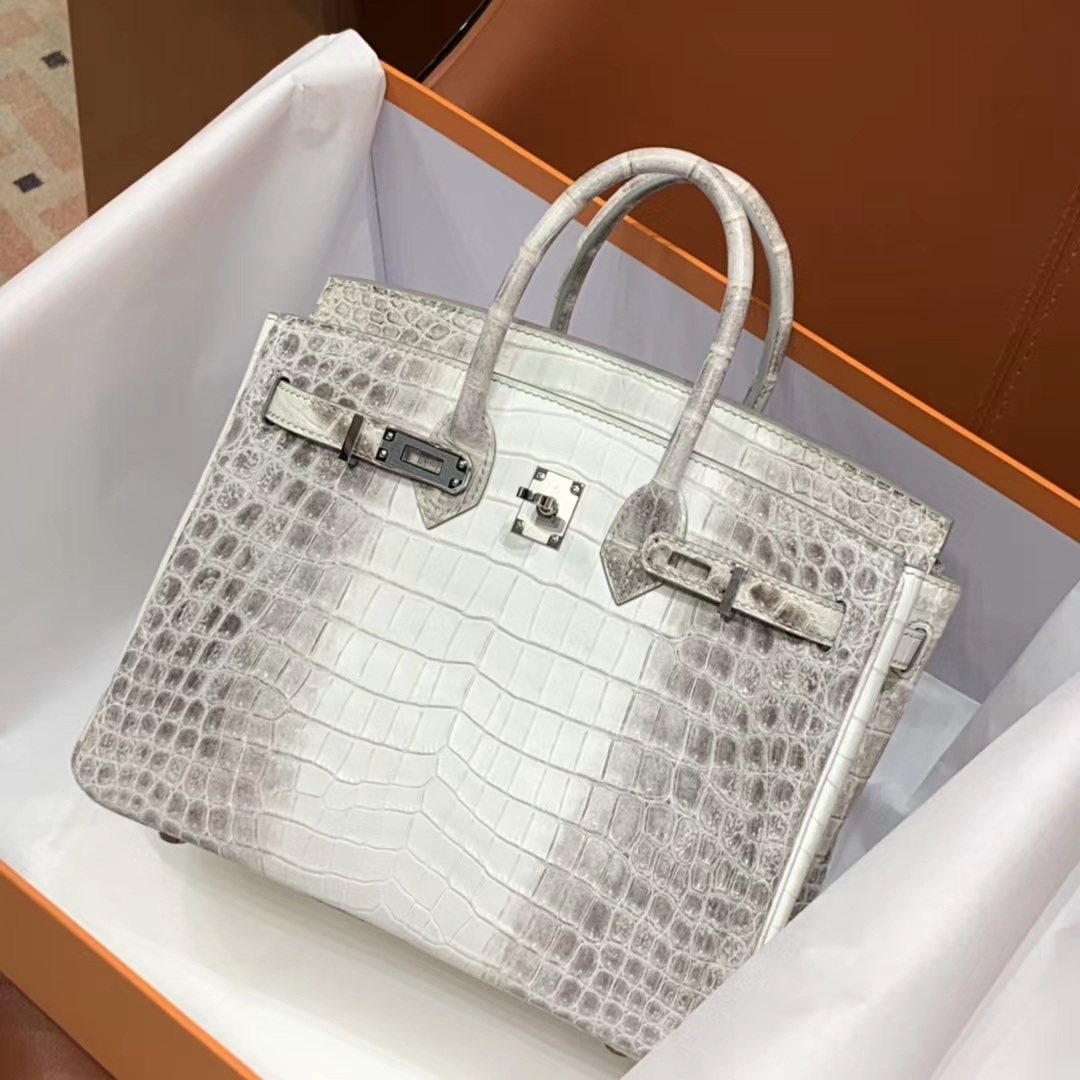 爱马仕包包价格 喜马拉雅 鳄鱼皮 金银扣 纹路清晰 手感超级好 完胜正品 Birkin 25/30