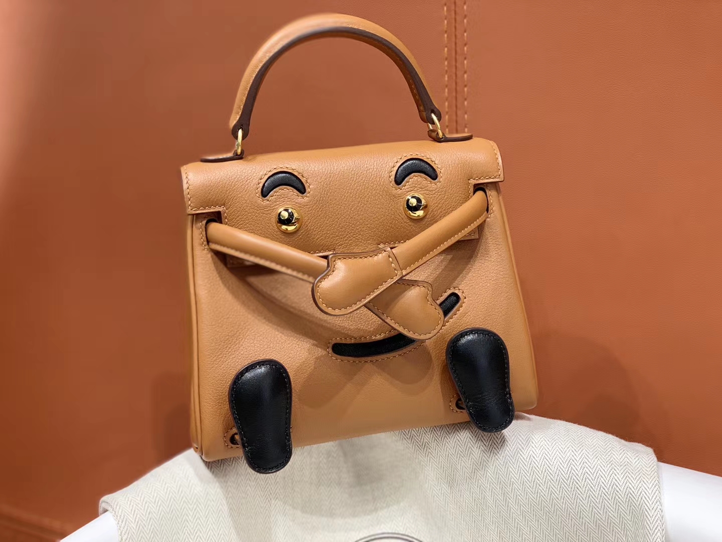 爱马仕中国官网 Kellydoll 小可爱 可接受定制 专柜颜色 金棕色