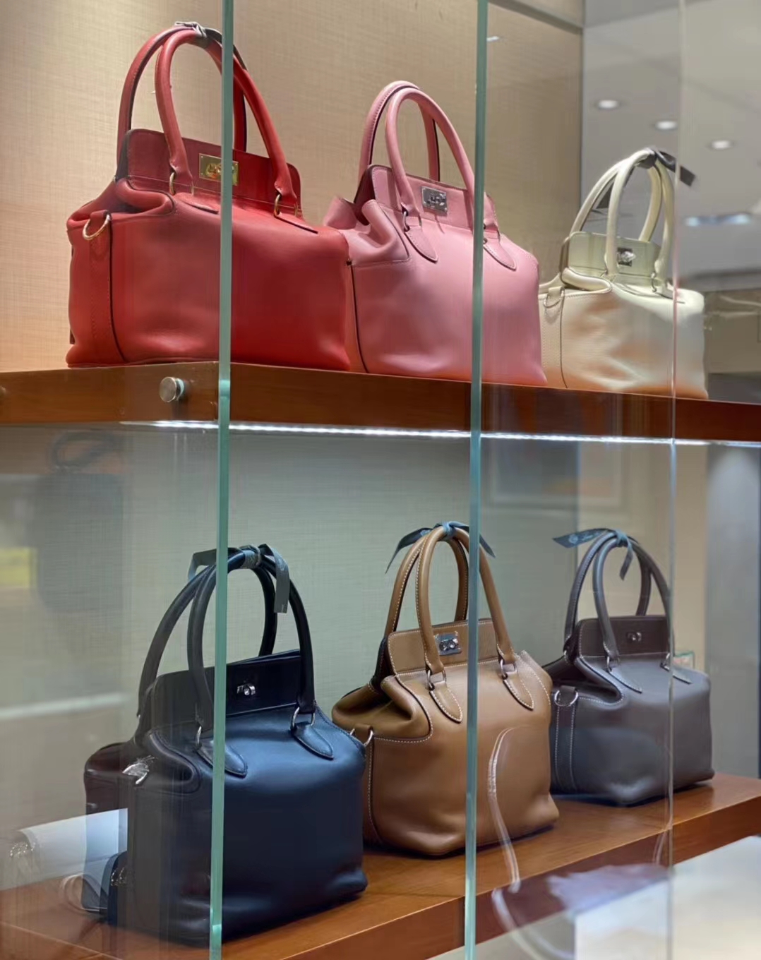 HERMES 爱马仕 牛奶盒 Toolbox 金扣银扣 现货接单 可接受定制