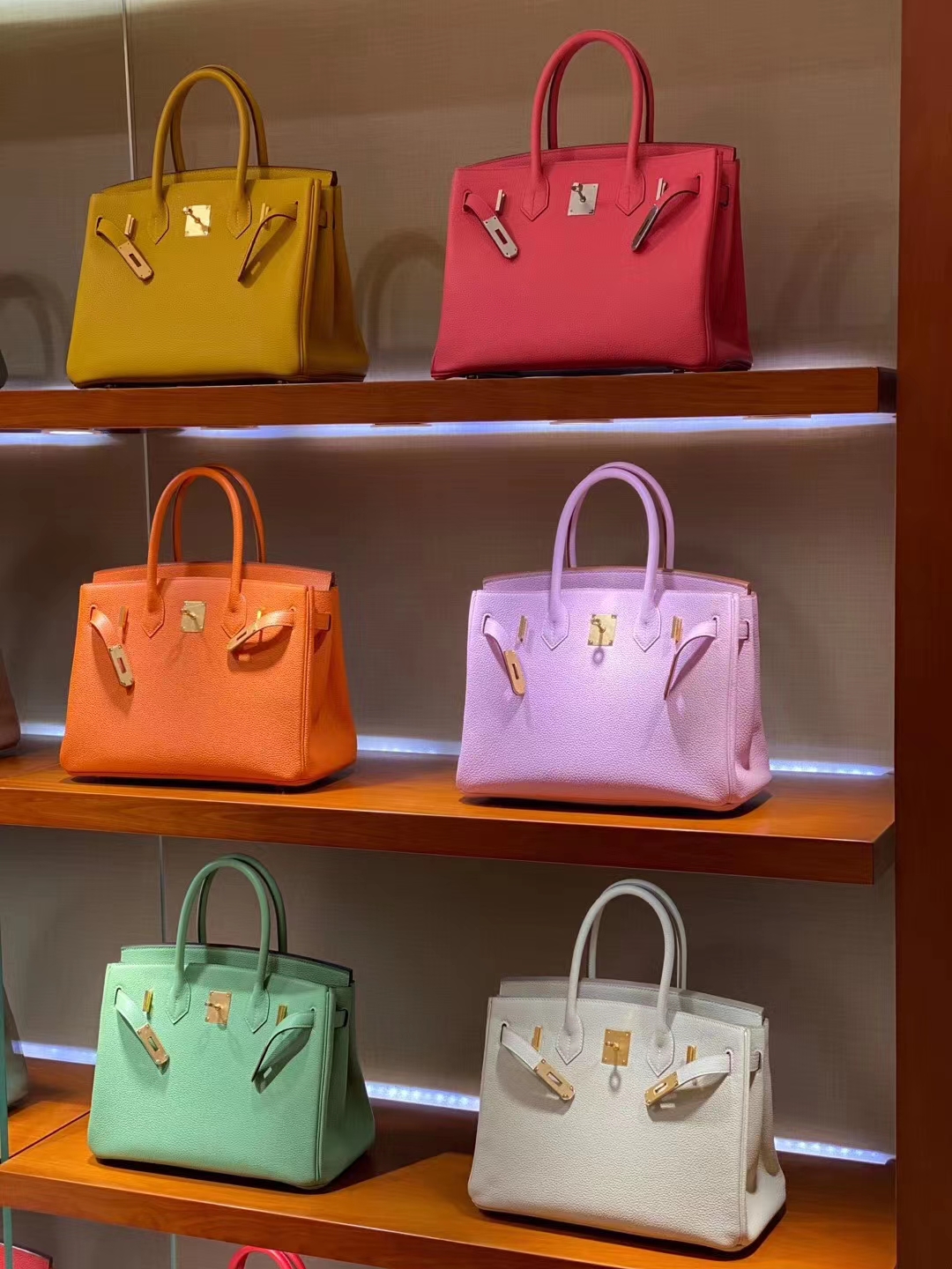 HERMES 爱马仕 铂金包 Birkin 金扣银扣 TOGO 现货接单 可接受定制